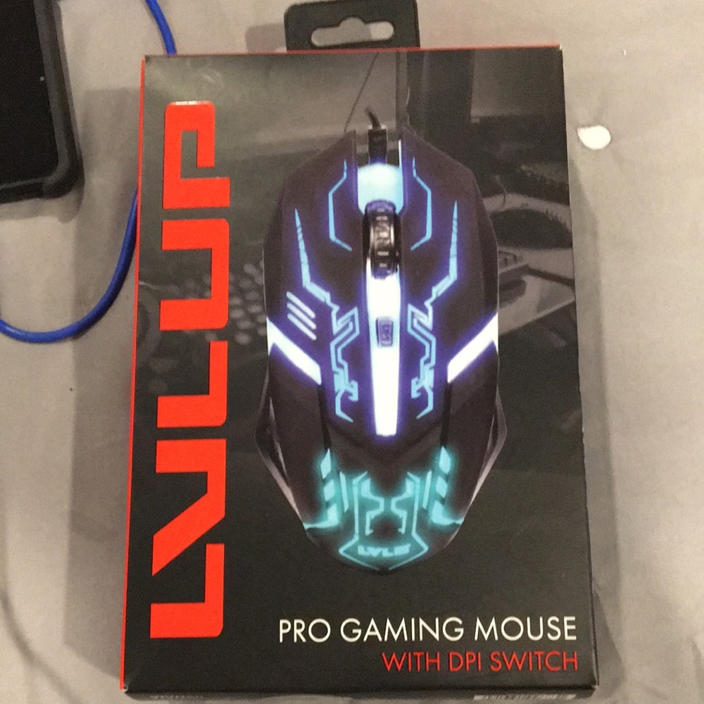 Lulup Pro Gaming Mouse with DPI Switch